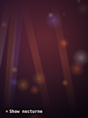 Show nocturne — projecteurs